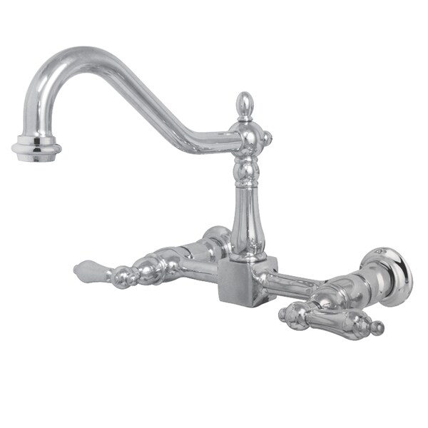 Heritage KS1241AL 2-Handle 8-Inch Wall Mount Kitchen Faucet KS1241AL - main